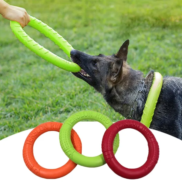 Hundekauspielzeug Ausbildung Gummiring-Zieher