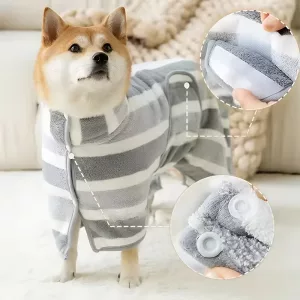 Hundebademantel, Hundebadetuch, Hundebademantel aus Handtuchstoff, supersaugfähiges Hundehandtuch