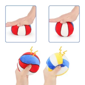 Quietschspielzeug für Hunde, Ballspielzeug für Hunde, Fußballspielzeug für Hunde