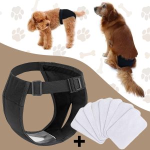 female dog nappies, dog period diapers, female dog diapers, washable dog diapers, dog diapers for heat
