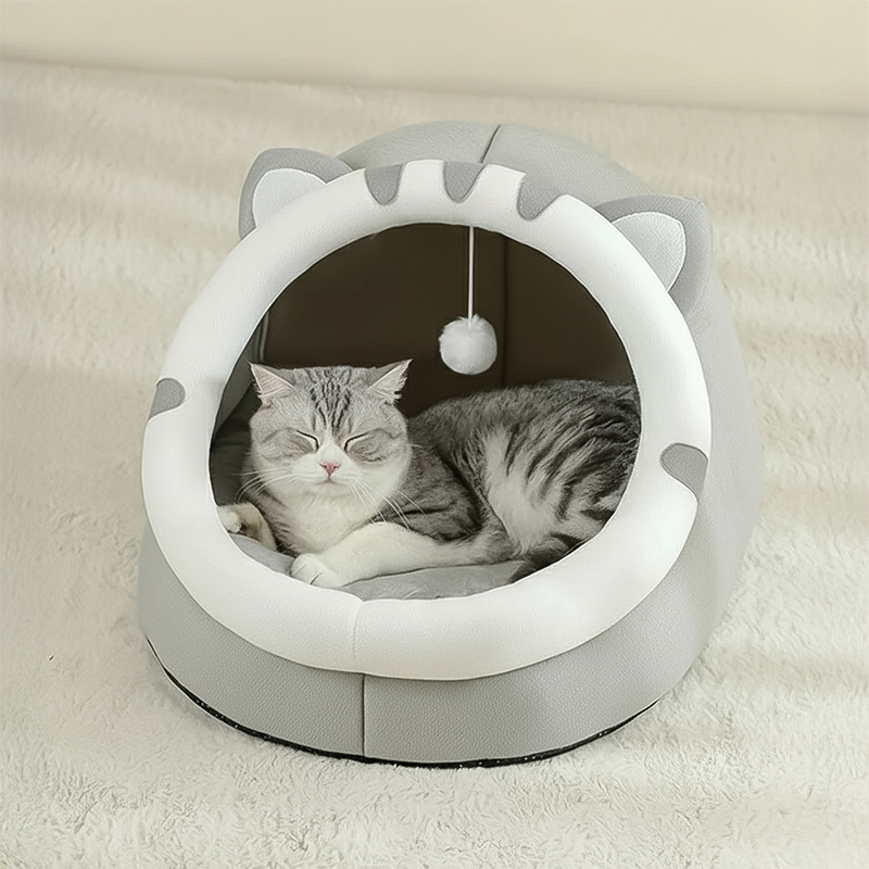 pet house, warm cat bed, cat nest, cat house, cute cat house, cat igloo