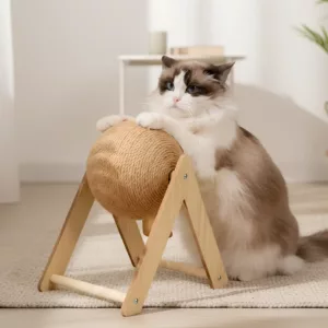 ball board toy, cat scratcher, cat scratching post, cardboard cat scratcher, large cat scratching post, cat ball scratcher