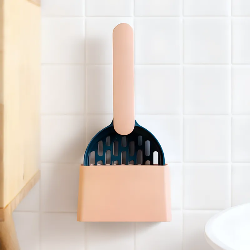 cat litter scoop, cat litter scoop with base, cat litter scoop with stand