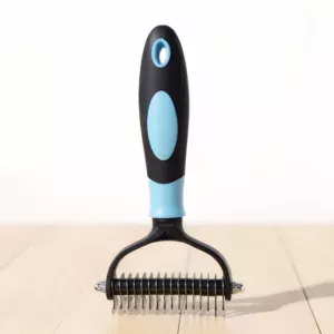 pet comb, dog comb, dematting comb, dog deshedding tool, dog grooming brush