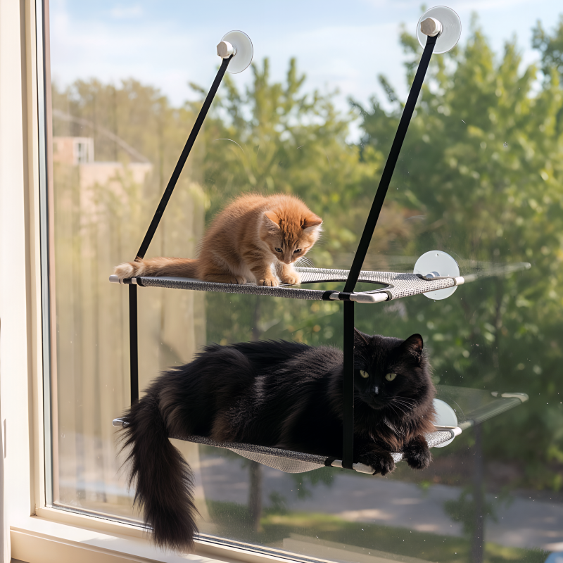 cat hammock, cat hanging bed, cat window hammock, cat window perch, cat hammock bed