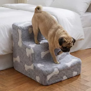 soft dog steps, soft ramp for dogs, soft foam dog steps