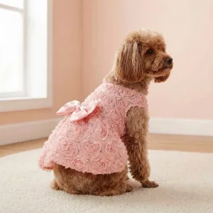 dog flower dress, dog princess dress, dog princess costume, dog fancy dress, cute dog dresses